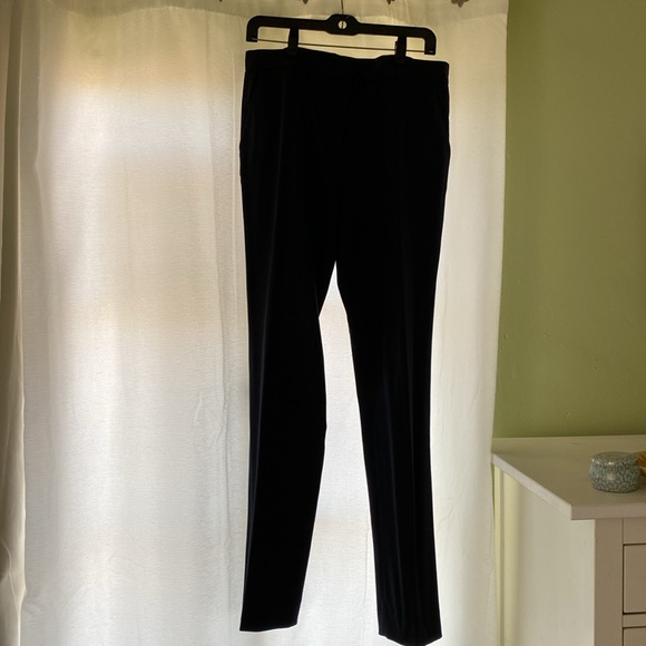 The Row navy lightweight wool slacks - Picture 2 of 8